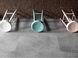 Клеевой Винил Vinilam Ceramo Stone Цемент 61609