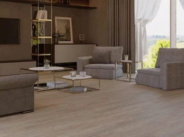 MSPC ламинат Stone Floor Дуб Арктическое лето