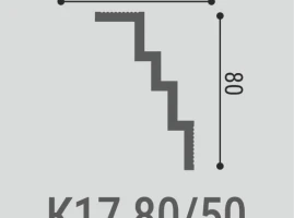 Карниз Bello Deco XPS К 17 80х50х2000 мм