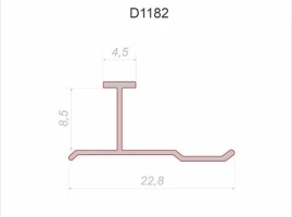 Соединительный профиль Decaro D1182